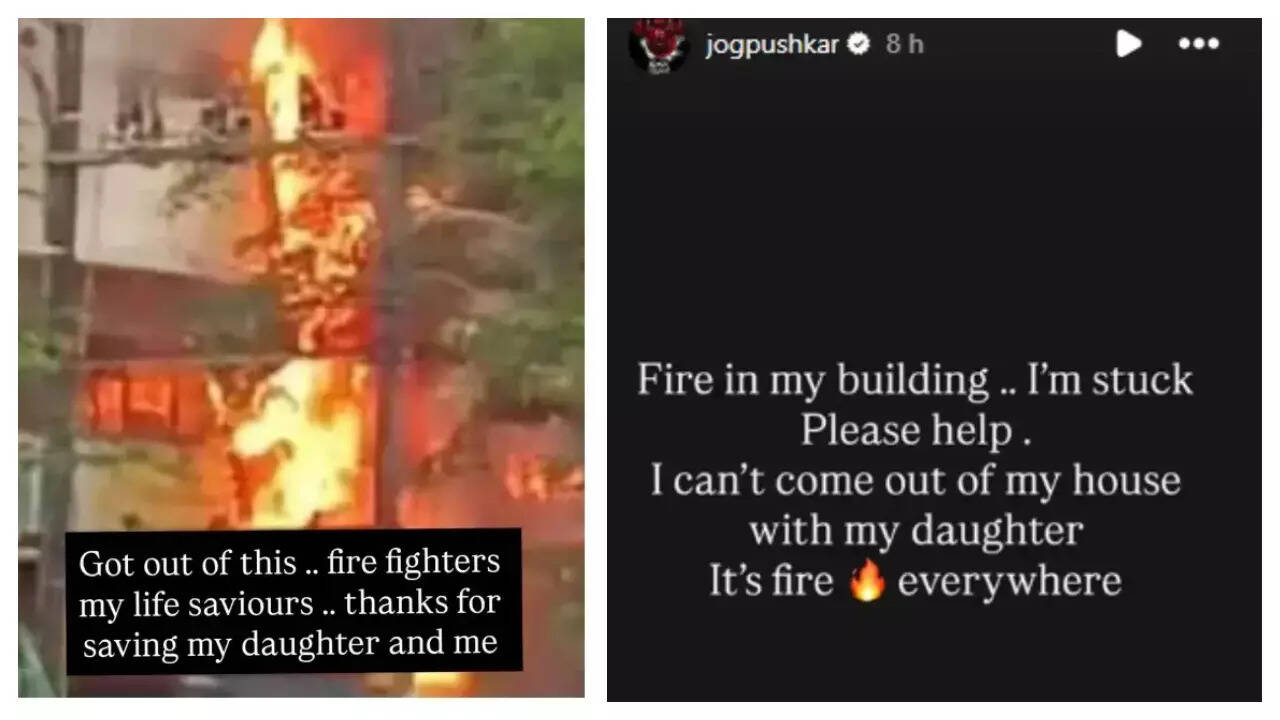 Fire at Pushkar's house