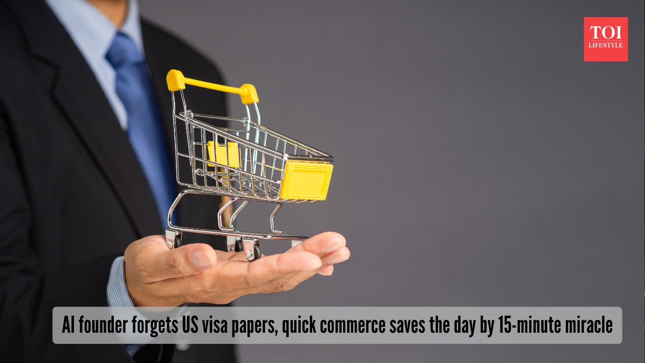 AI founder forgets US visa papers, quick commerce saves the day by 15-minute miracle