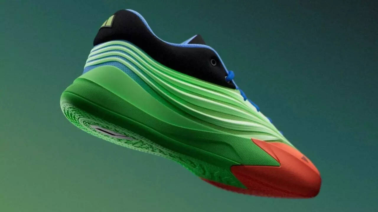 Adidas Dame X "Dame's Light" colorway.
