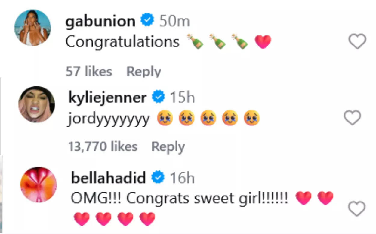 ​Celebs reacted to Jordyn Woods and Karl-Anthony Towns' engagement​