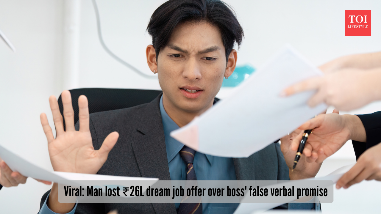 Man lost ₹26L dream job offer over boss' false verbal promise
