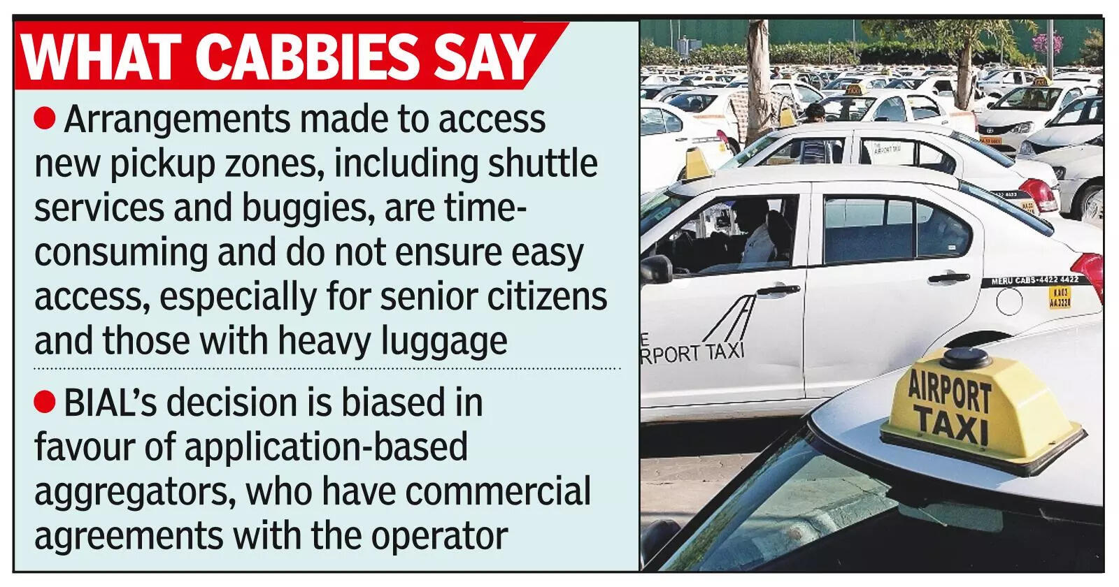 BIAL told to hold talks with taxi drivers