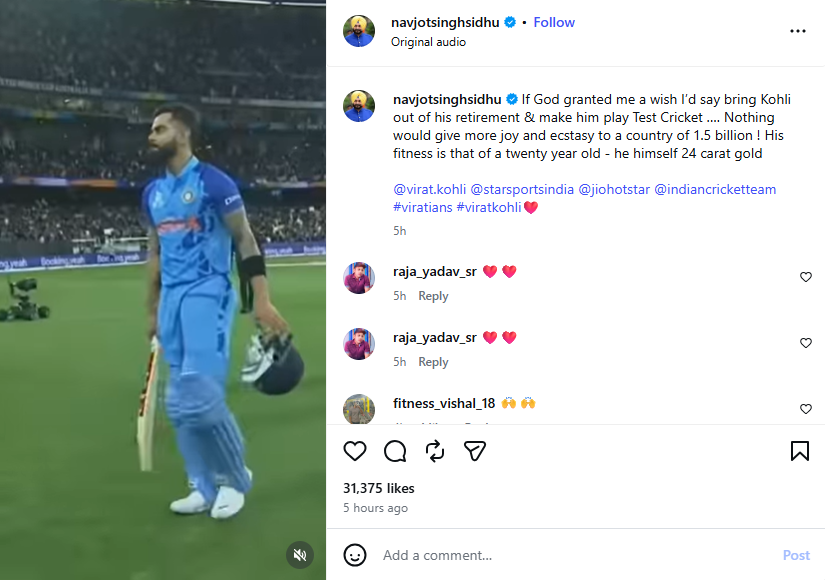 ​Navjot Singh Sidhu