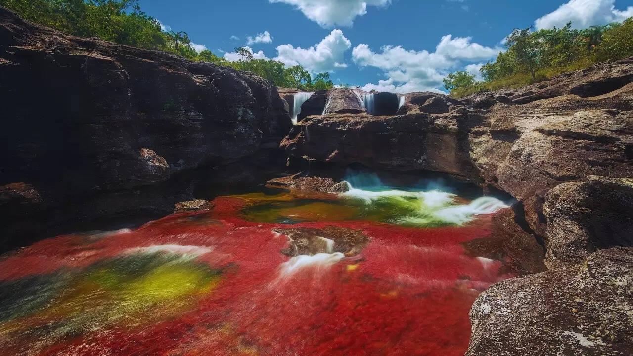 Colourful river in Columbia
