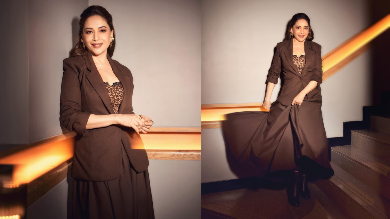 Madhuri Dixit’s Fresh Take on the Classic Pantsuit