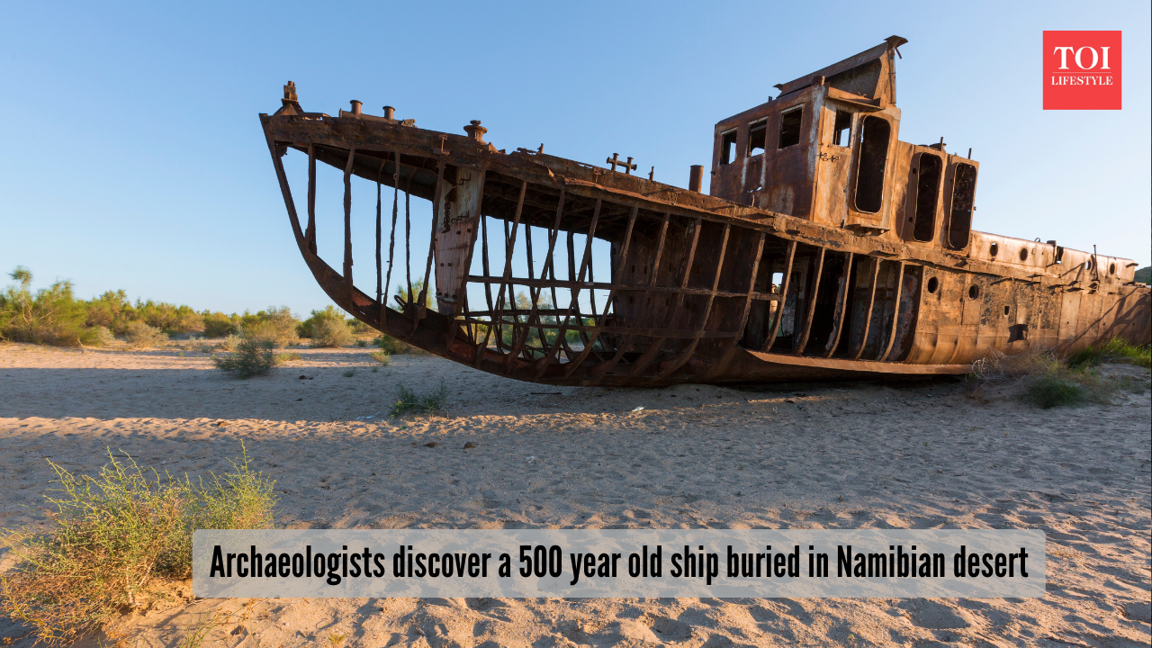 Archaeologists discover a 500 year old ship buried in Namibian desert