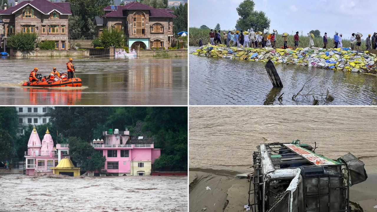 Flood battered northern India