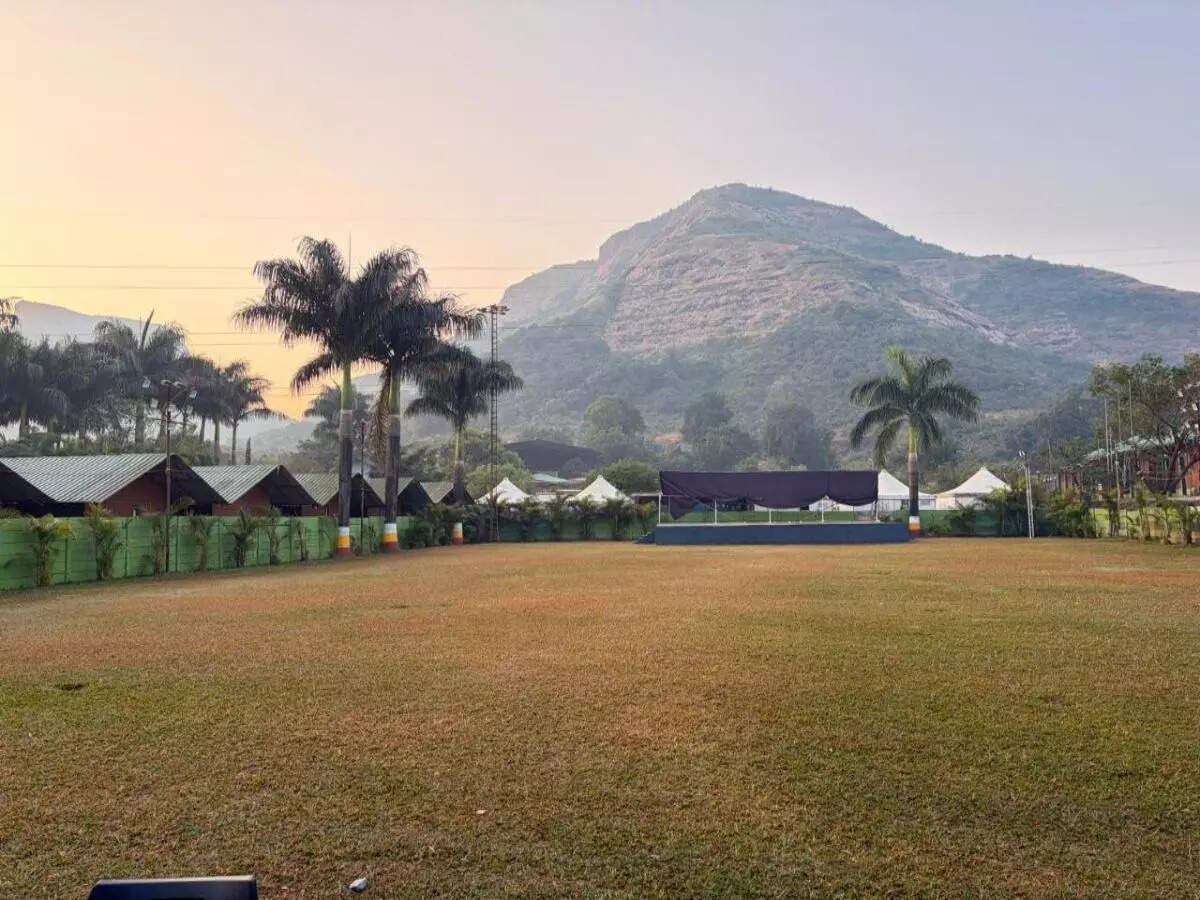 View from the village