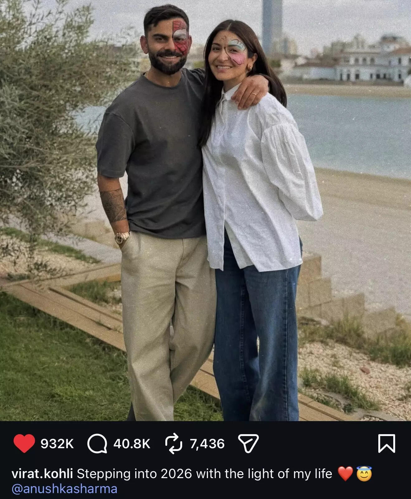 Virat Kohli’s Instagram post