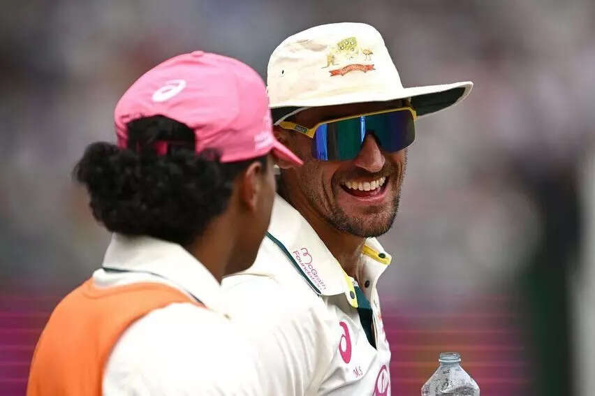 John James and Mitchell Starc