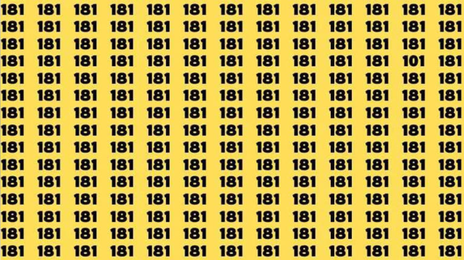 Spot the odd number