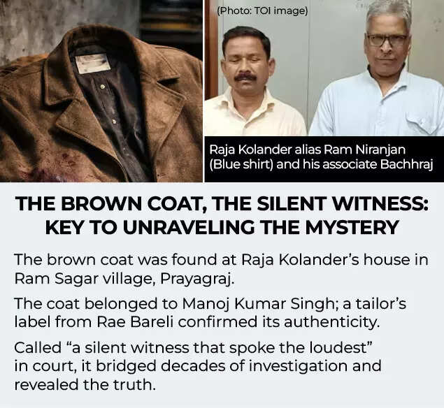 Brown coat: The silent witness