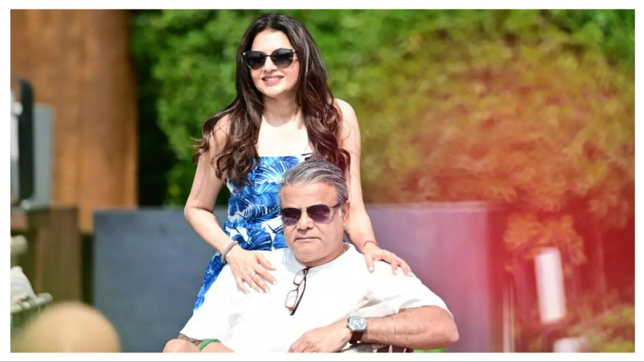 Bhagyashree and Himallay Dassani (BCCL/Krishna Divkar)