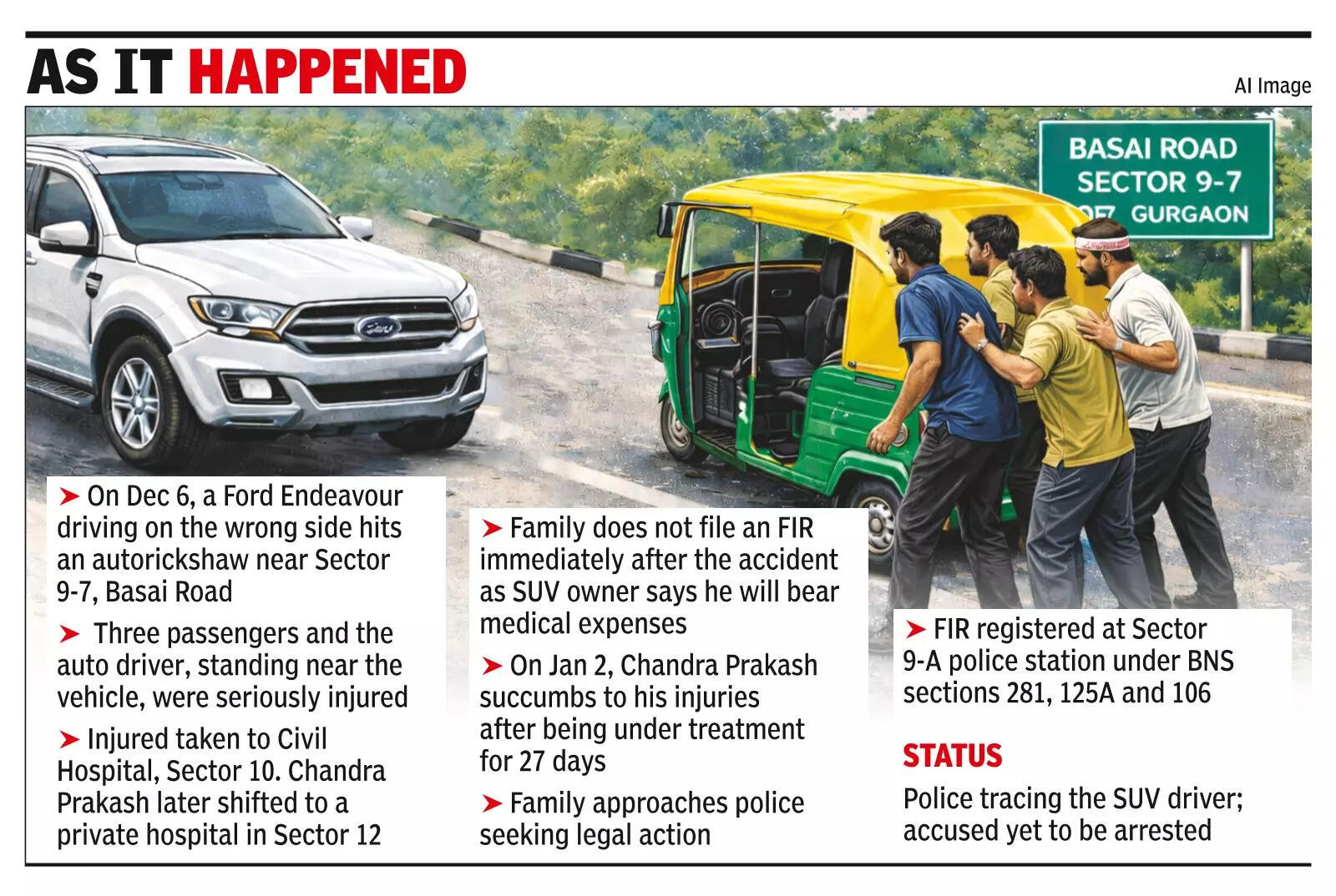 Chef hit by SUV on wrong side dies after 27-day battle in city hospital