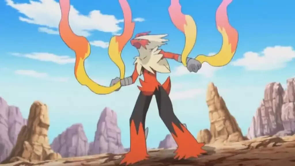 Mega Blaziken in the anime