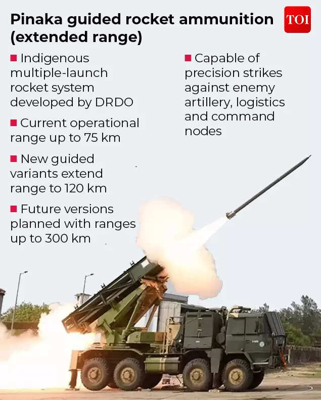 Pinaka guided rocket ammunition