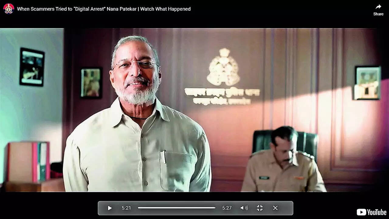 A scene from the film which has got more than a million views online