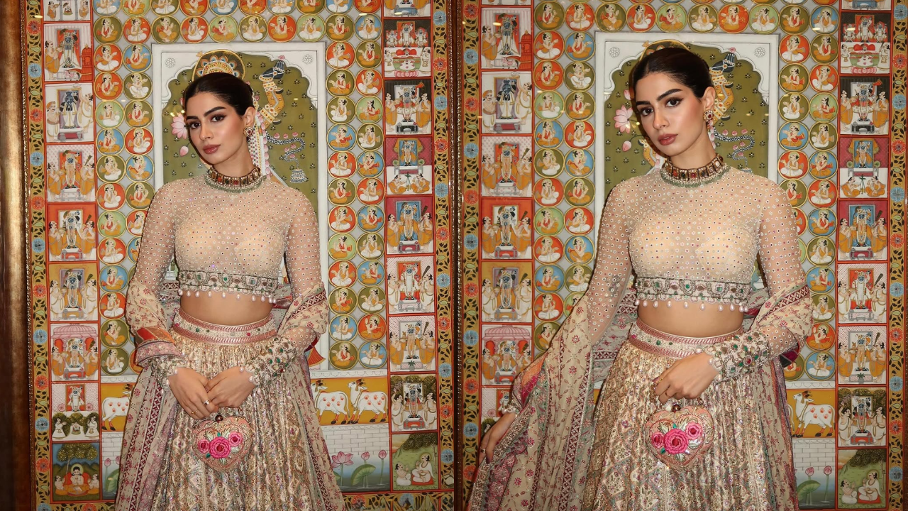 Khushi Kapoor’s Ivory TT Lehenga