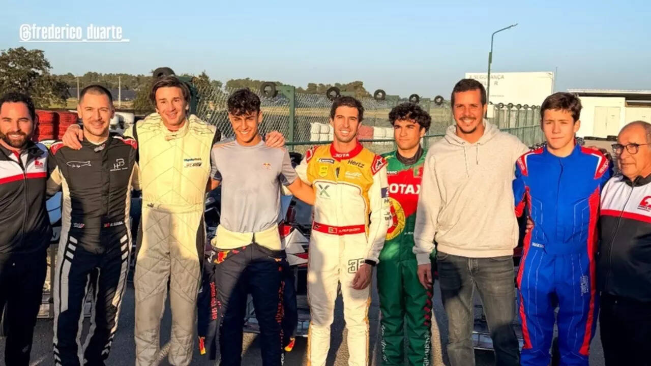 ​​Antonio Felix da Costa​ with Arvid Lindblad