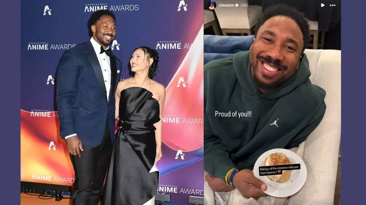 Myles Garrett in Chloe Kim's Instagram Story on Jan. 4, 2026