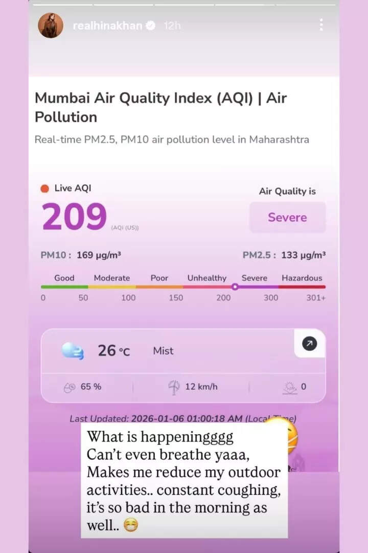 Hina Khan's Instagram Story