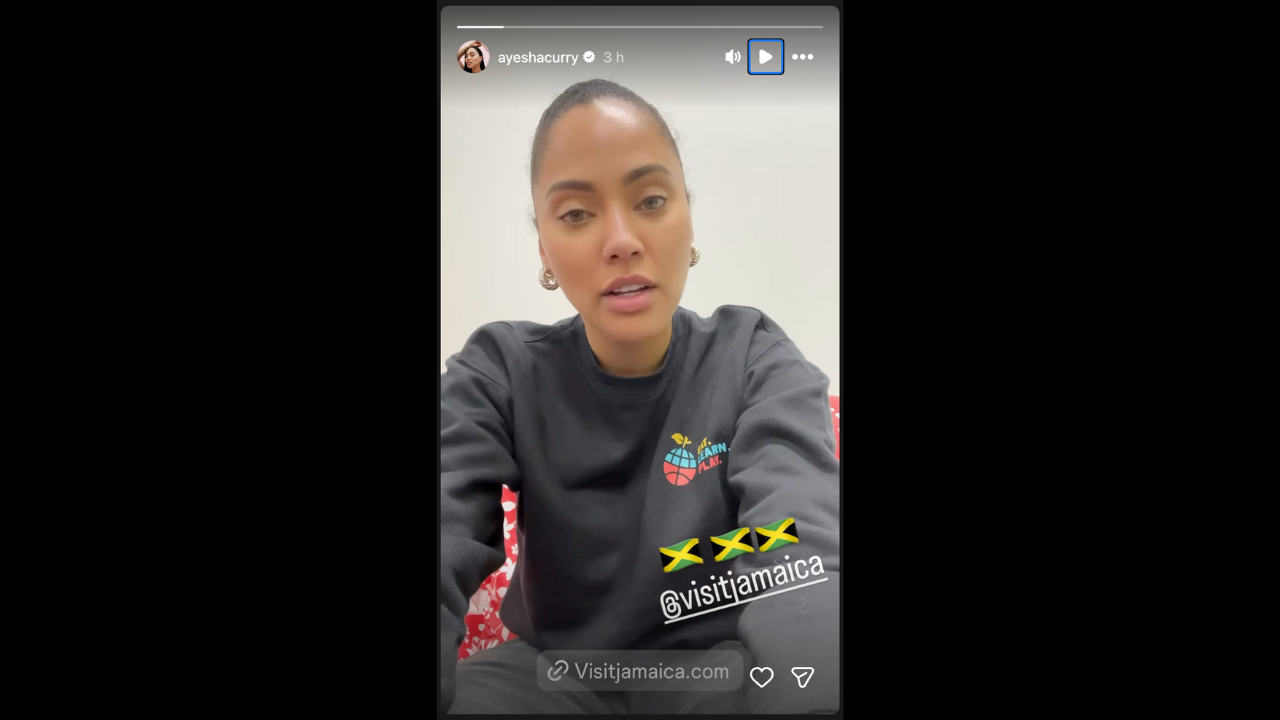 Ayesha Curry promotes Jamaican Tourism