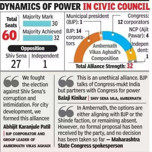 Dynamics of power in civic council