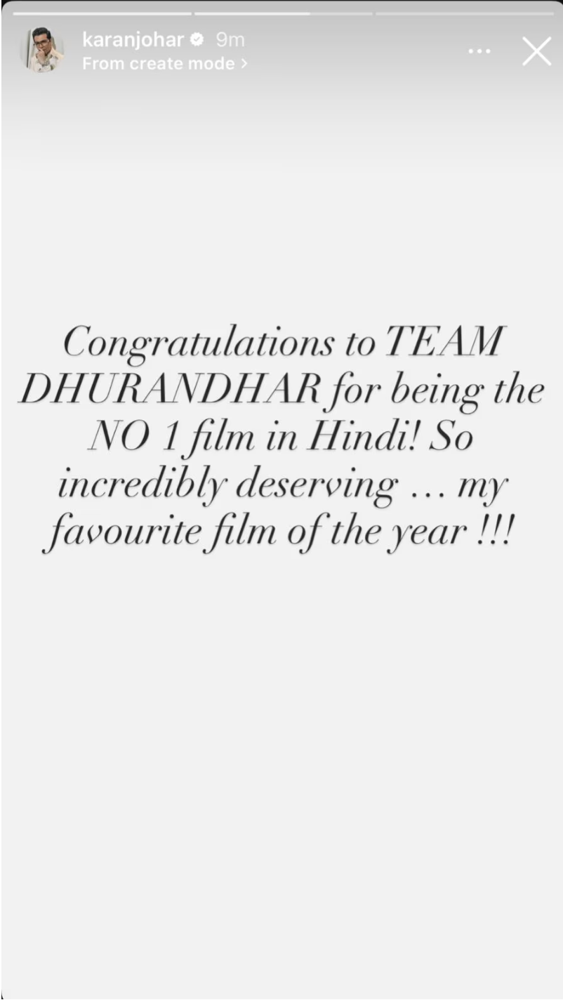 Karan Johar (Instagram)