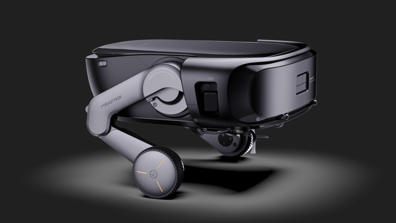 Saros Rover is what Roborock calls the world's first wheel-leg robovac