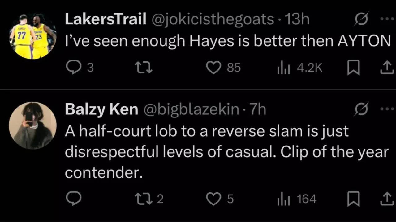 Fans react to Luka Doncic’s high alley-oop