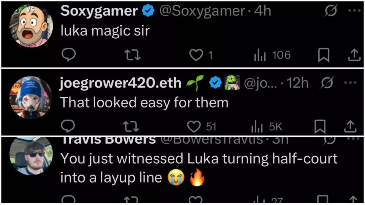 Fans react to Luka Doncic’s high alley-oop