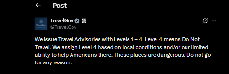 பயண ஆலோசனை