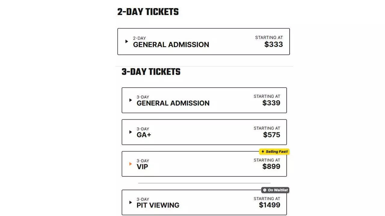 கவர்னர்ஸ் பால் 2026 டிக்கெட்டுகள்