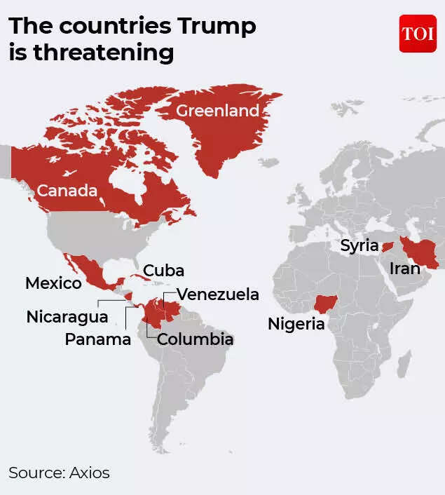 Countries under threat