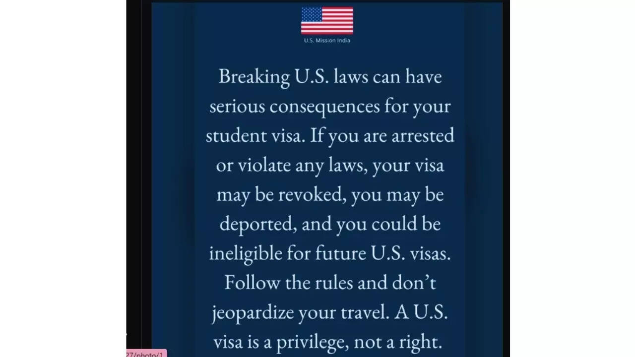 US student visa advisory