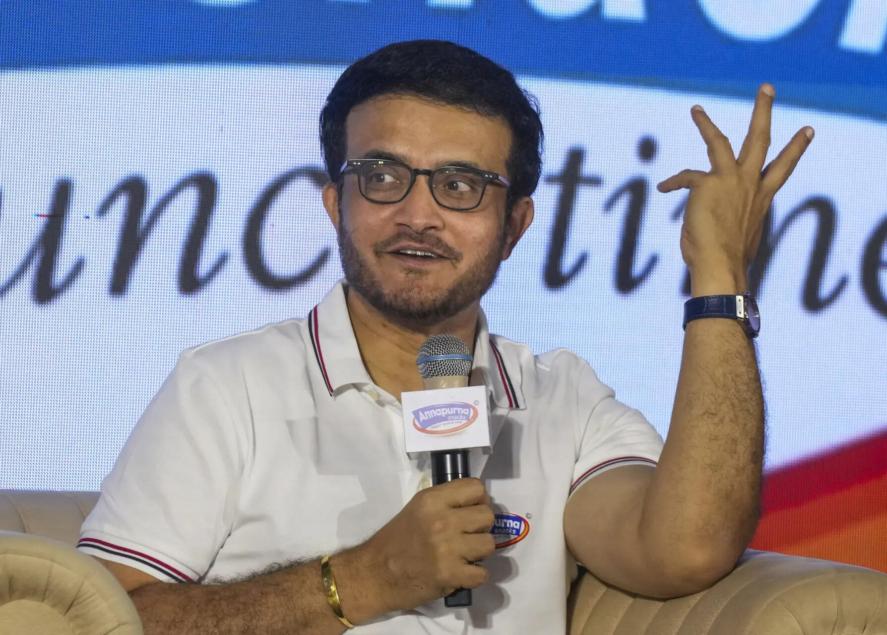 Sourav Ganguly at an event in Kolkata