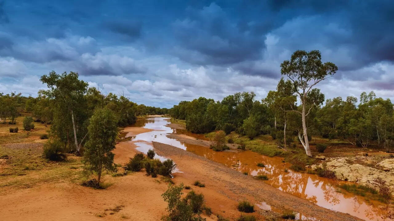 Finke River in Australia