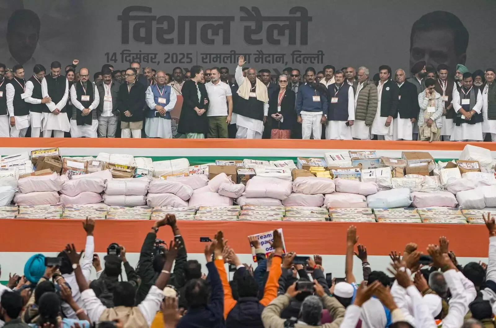 Congress rally in Delhi against vote theft