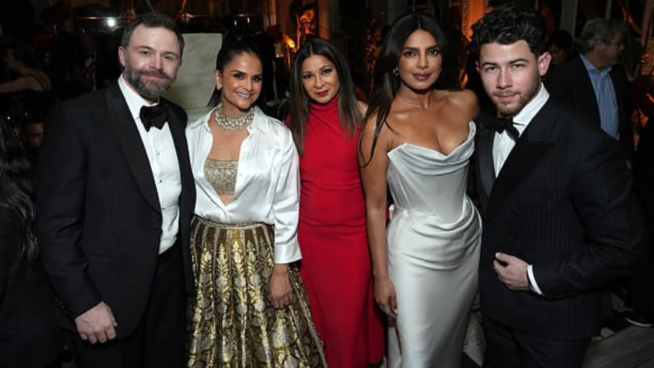 Priyanka and Nick at GG after party
