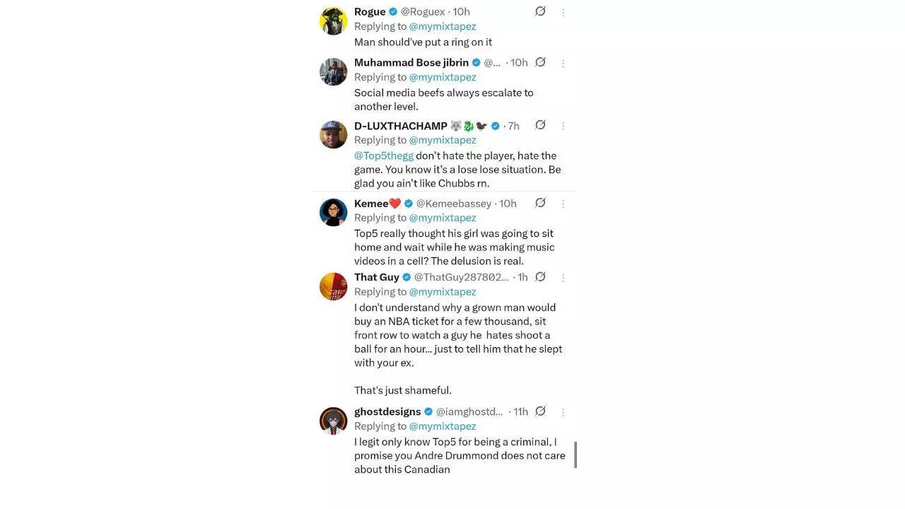 Mixed reactions pour in as Andre Drummond–Top5 drama takes over social media