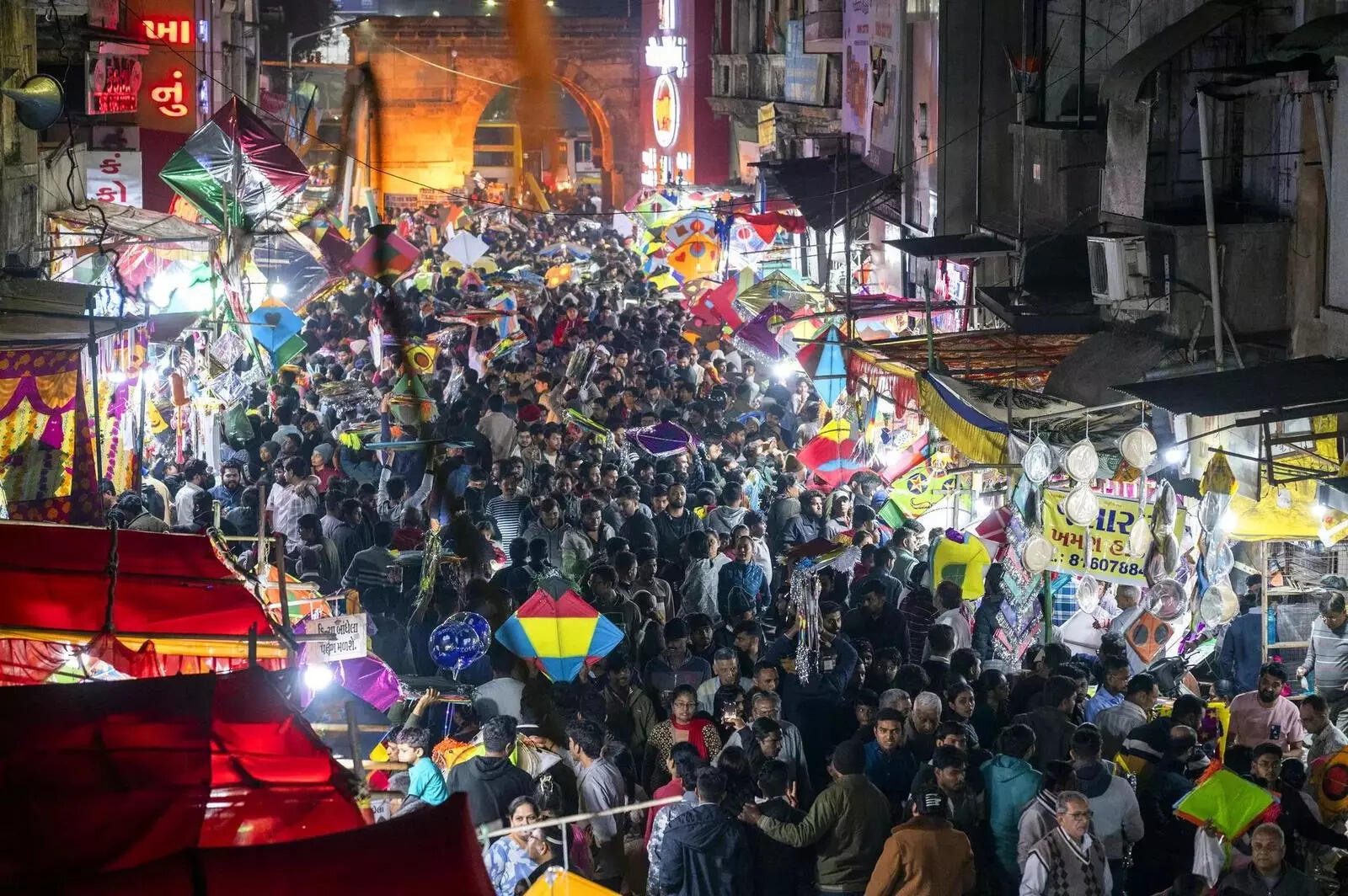 Ahmedabad kite market