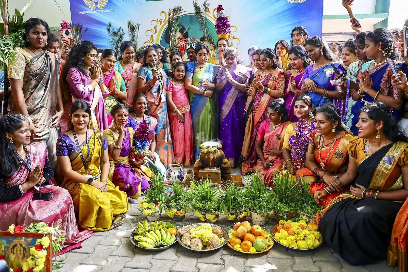 Pongal festivities.