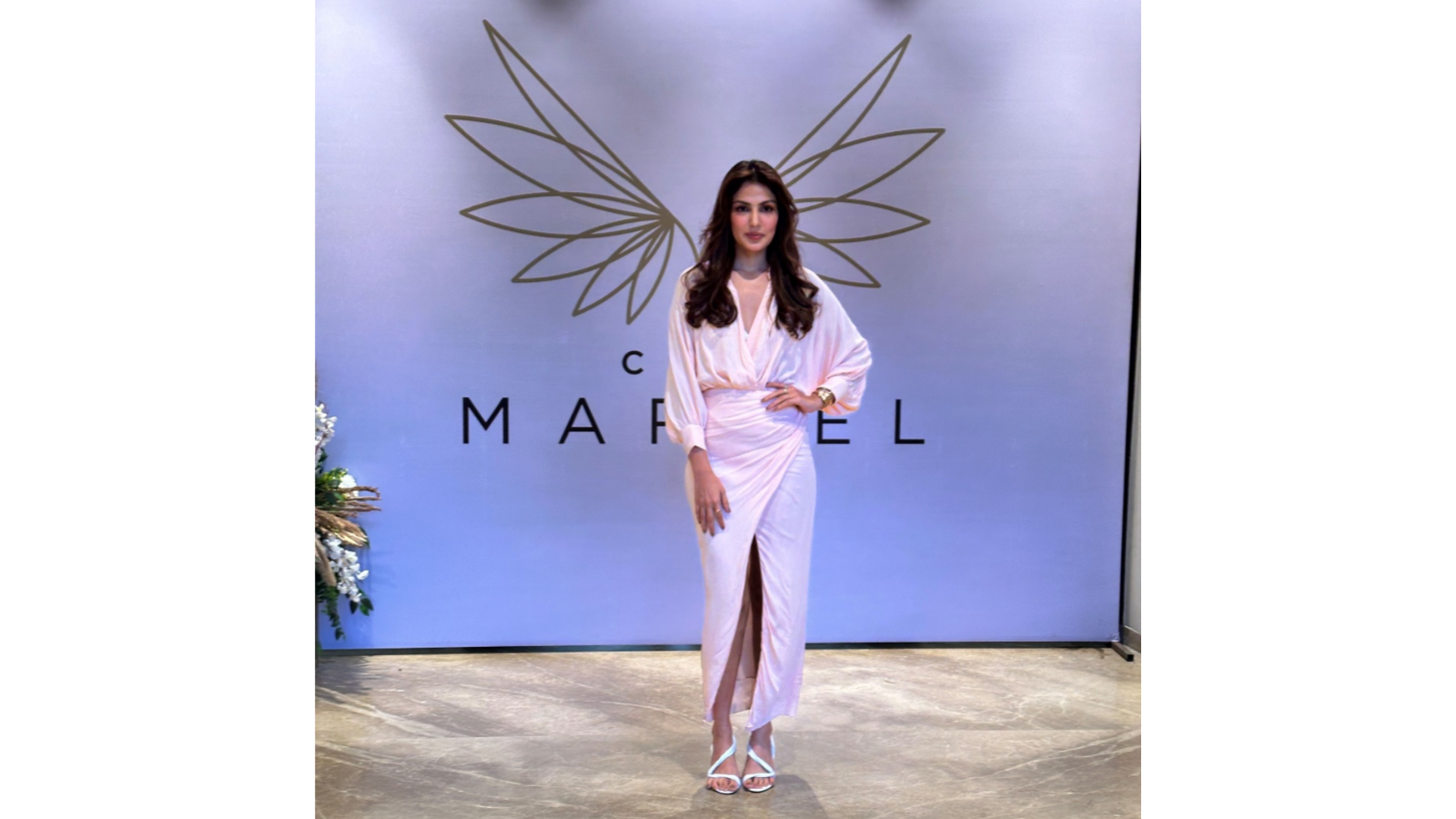 Picture 2_Actress Rhea Chakraborty exploring JP Infra's Club Marvel at North Garden City, Mira Road