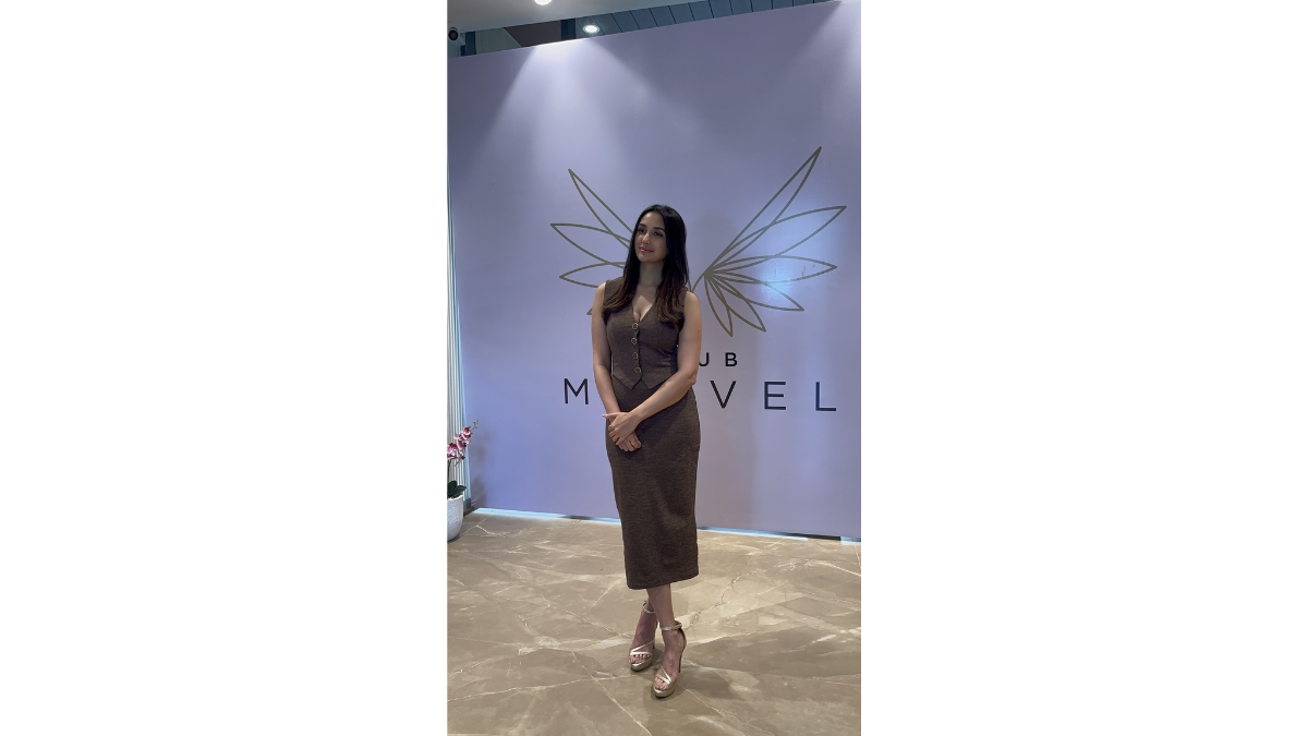 Picture 1_ Actress Nikita Dutta exploring JP Infra's Club Marvel at North Garden City, Mira Road