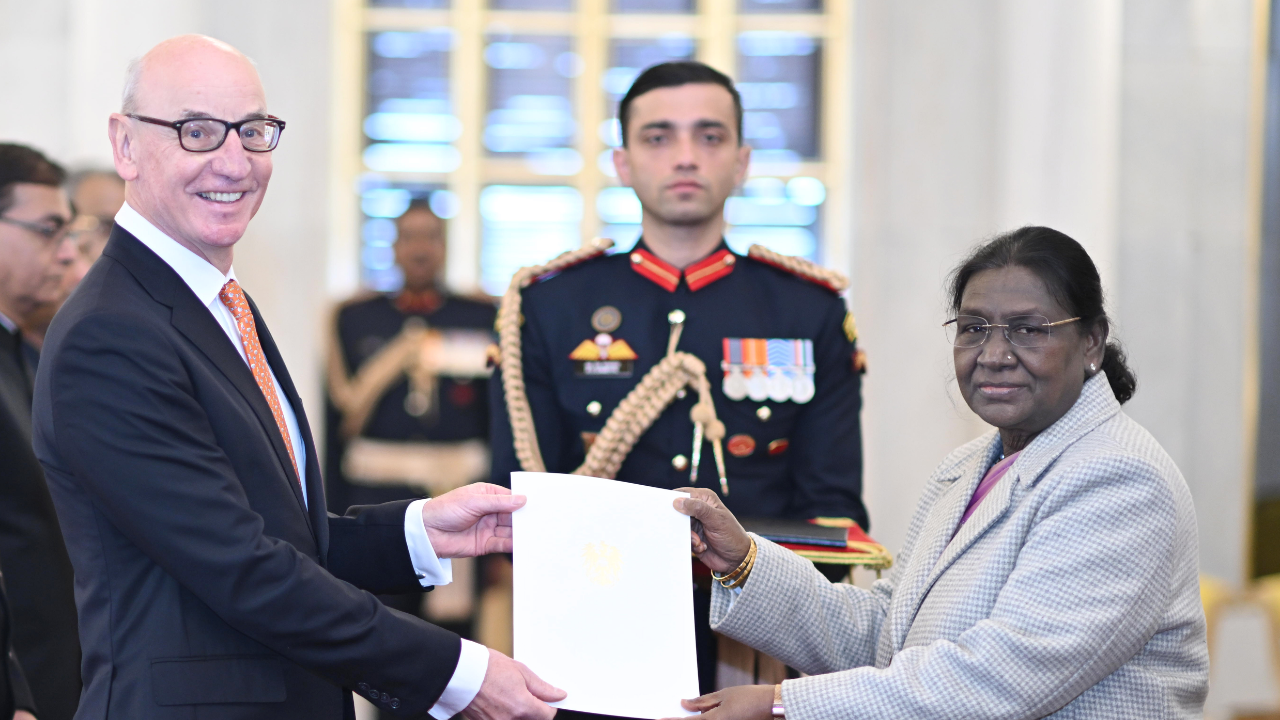 Dr Robert Zischg, Ambassador of the Republic of Austria presented credentials to President Droupadi Murmu
