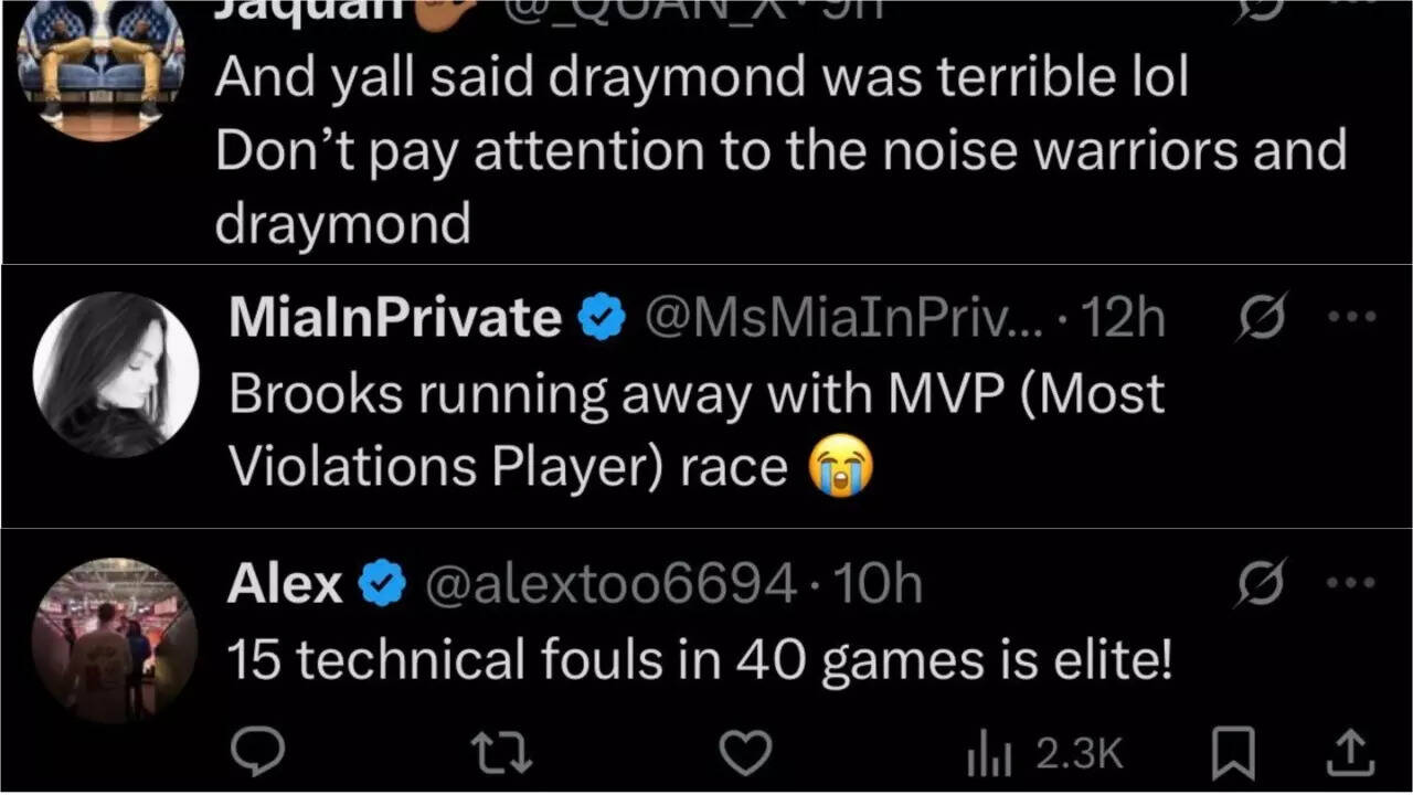 Fans react to Dillon Brooks becoming NBA’s technical foul leader