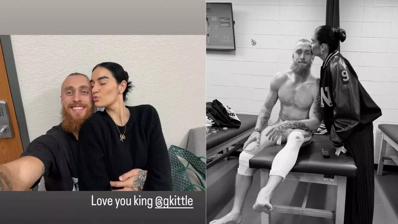 George Kittle’s wife Claire (Claire Kittle/Instagram) George Kittle’s wife Claire