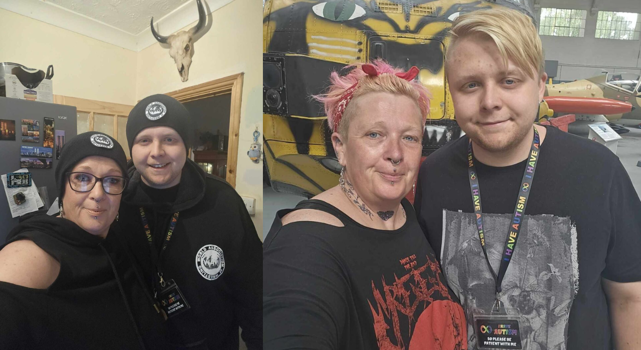 Sam Fairbairn and son Andre Yarham