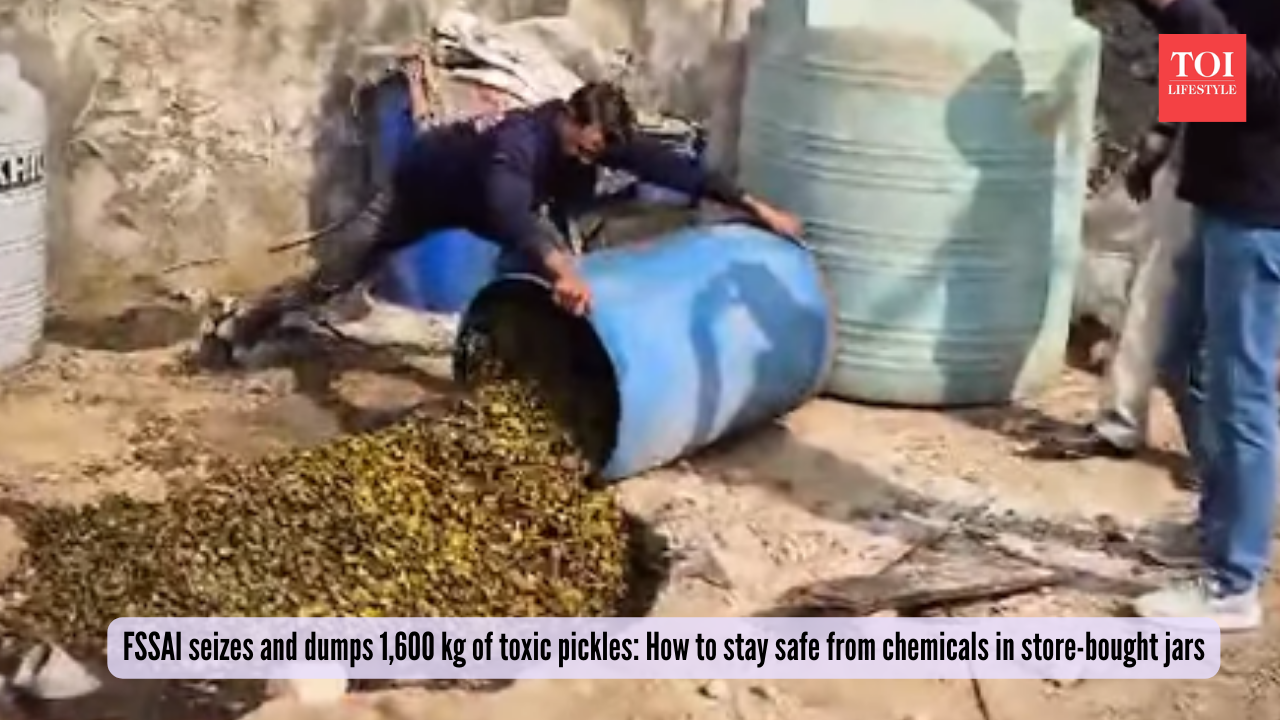 FSSAI seizes and dumps 1,600 kg of toxic pickles: How to stay safe from chemicals in store-bought jars