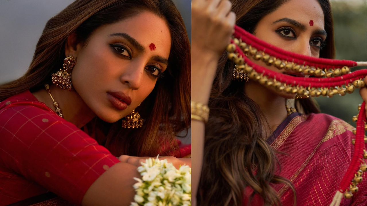 Sobhita Makar Sankranti look